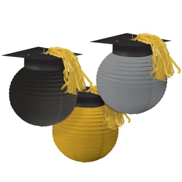 3 Graduation Party Lanterns