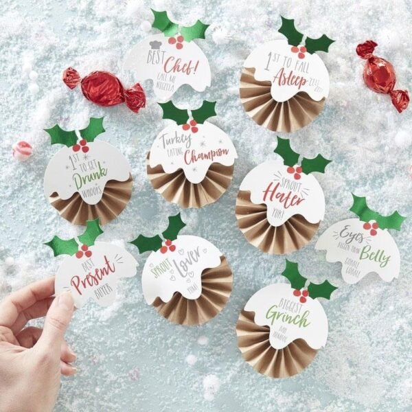 Novelty Christmas Badges (x6) - 图片 2