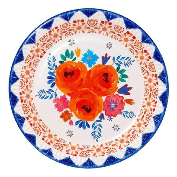 Boho Spice Floral Plates