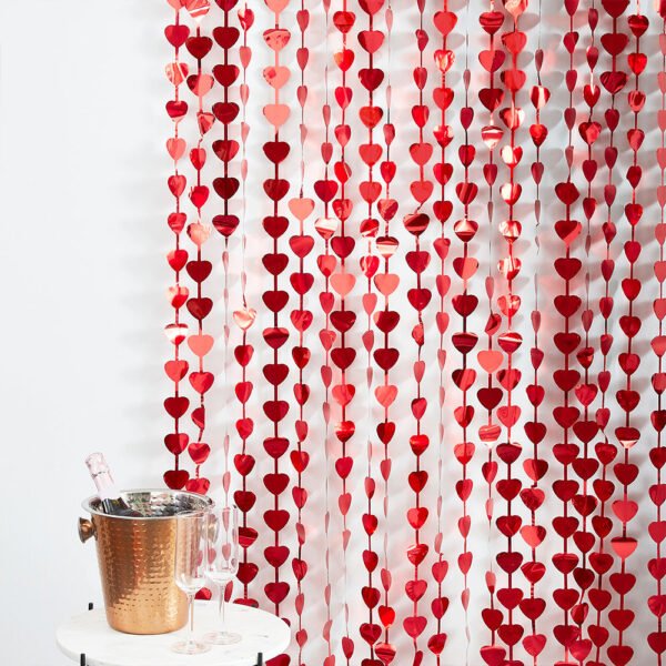 Red Heart Backdrop