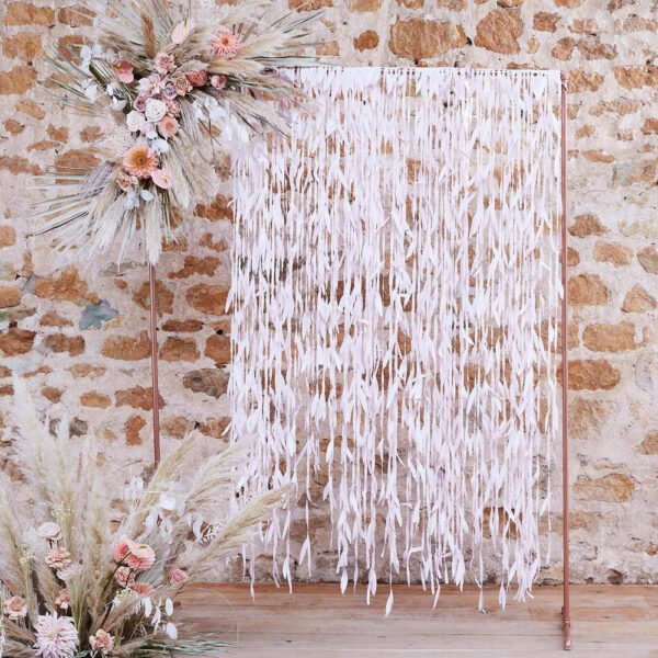 Ruscus Leaf Backdrop - Blush