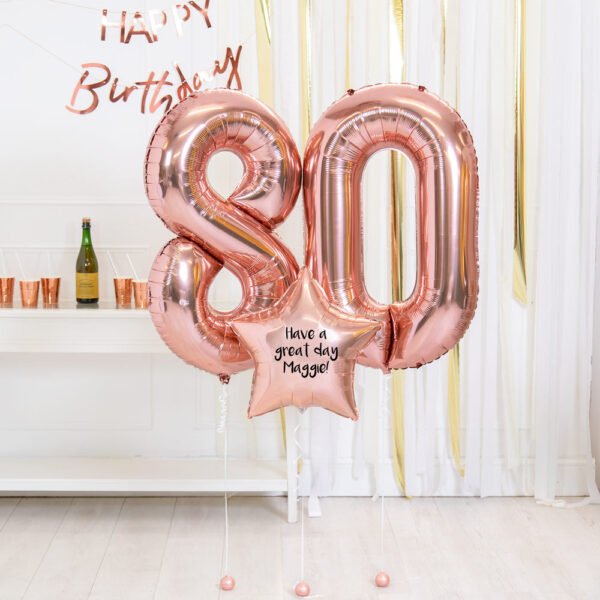 80th Birthday Balloons - 图片 2