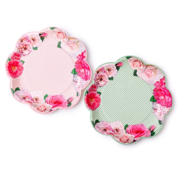 A Very English Rose Paper Party Plates - 图片 6
