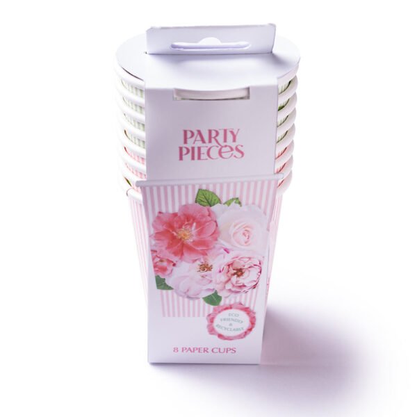 A Very English Rose Paper Party Cups - 图片 4