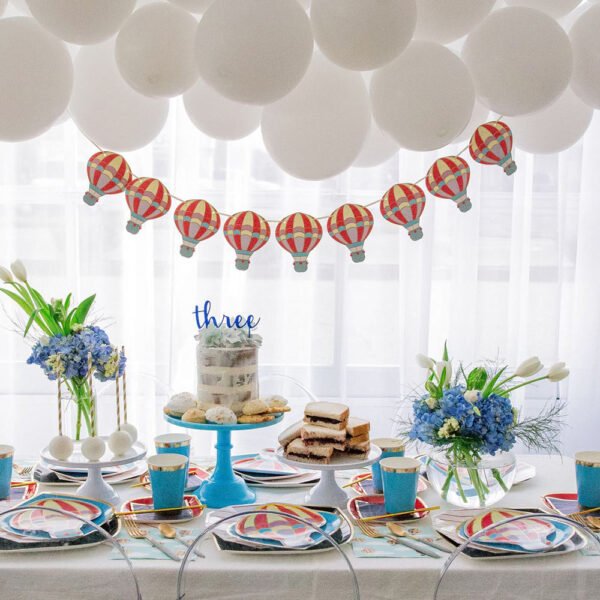 Up, Up & Away Balloon Shaped Plates - 图片 5