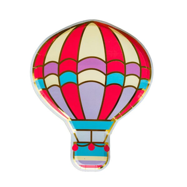 Up, Up & Away Balloon Shaped Plates