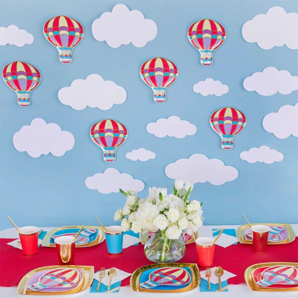 Up, Up & Away Balloon Shaped Plates - 图片 4