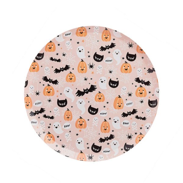 Halloween Character Paper Plates