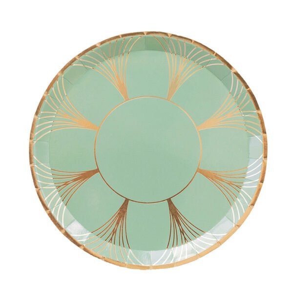 The Gatz Dinner Paper Plates - Sage Green