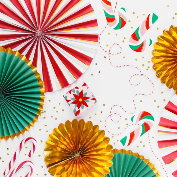 Christmas Fan Set (x3) - 图片 2