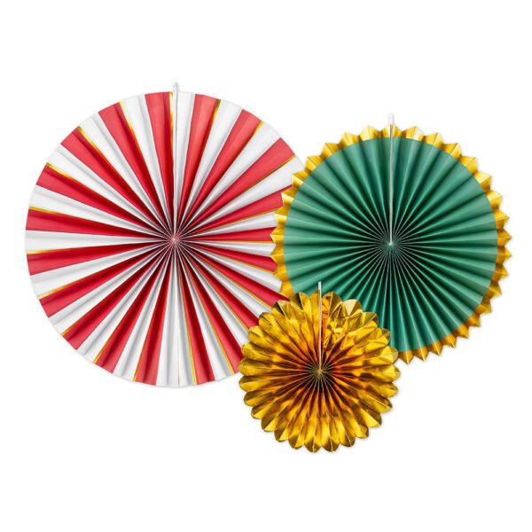 Christmas Fan Set (x3)