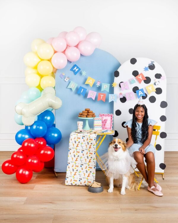 Puppy Dog Happy Birthday Banner Set - 图片 3
