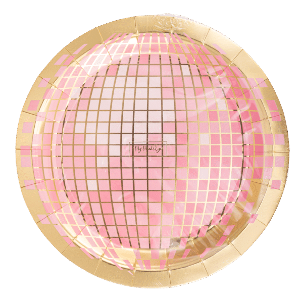 Disco Ball Paper Plate - 图片 4