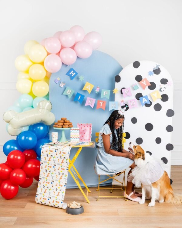 Puppy Dog Happy Birthday Banner Set - 图片 4