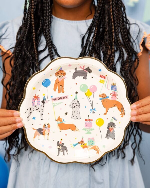 Dog Birthday Party Plate - 图片 2