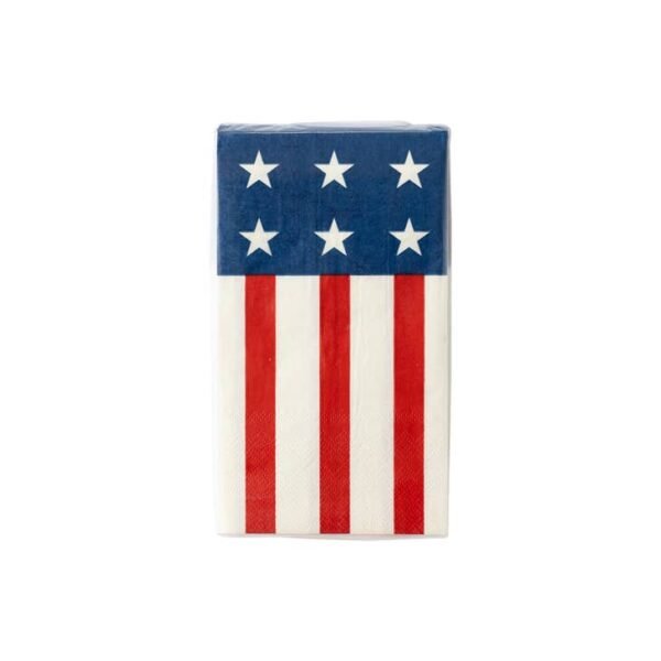 Denim and Stripes Paper Napkin- Large - 图片 3