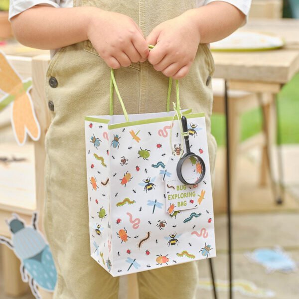 Bug Hunt Party Bags with Magnifying Glass (x5) - 图片 4