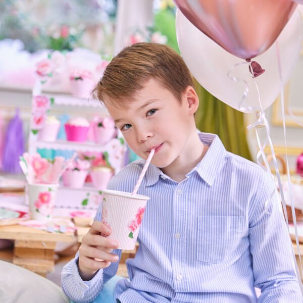 A Very English Rose Paper Party Cups - 图片 3