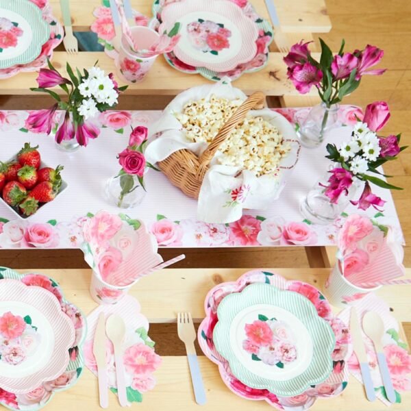 A Very English Rose Paper Table Runner - 图片 2