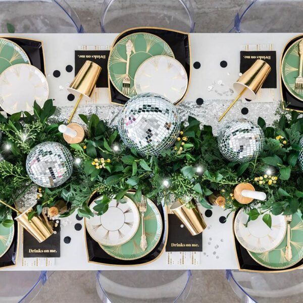 The Gatz Dinner Paper Plates - Sage Green - 图片 3