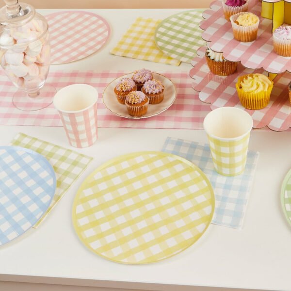 Gingham Paper Cups - 图片 3