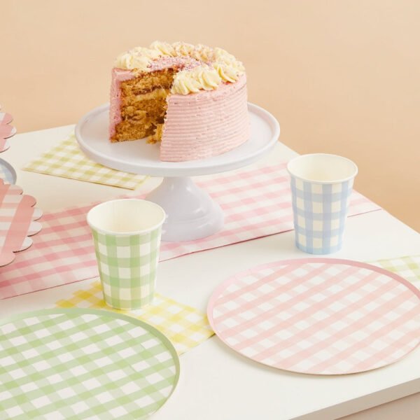 Gingham Paper Cups - 图片 2