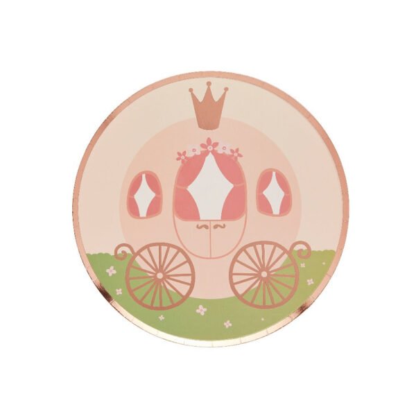 Princess Carriage Paper Plates