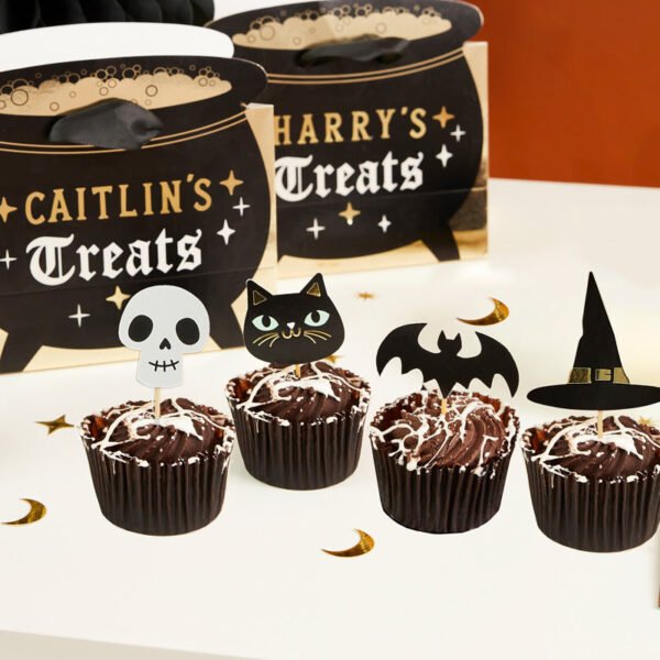 Halloween Gold Foiled Food Picks - 图片 2