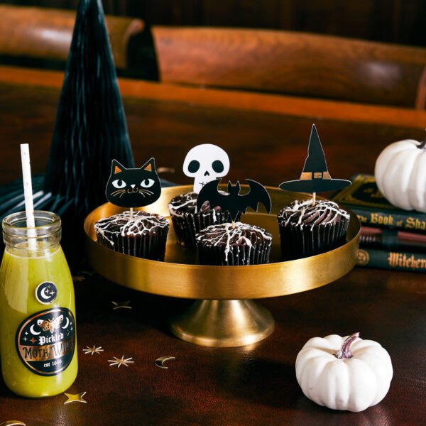 Halloween Gold Foiled Food Picks - 图片 3