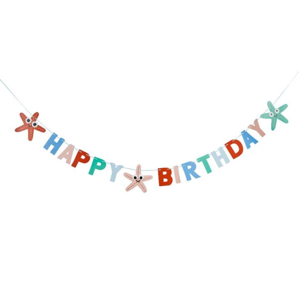 Starfish 'Happy Birthday' Banner (2m)