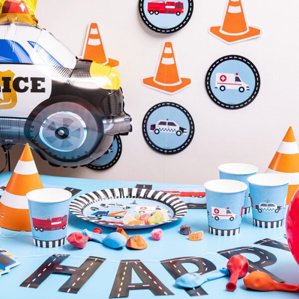 On the Road Paper Party Plates - 图片 3