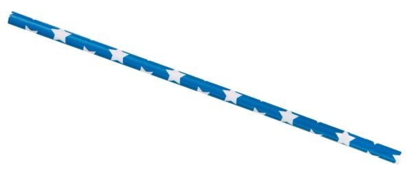 Blue & Red Patriotic Star Paper Straws - 图片 4