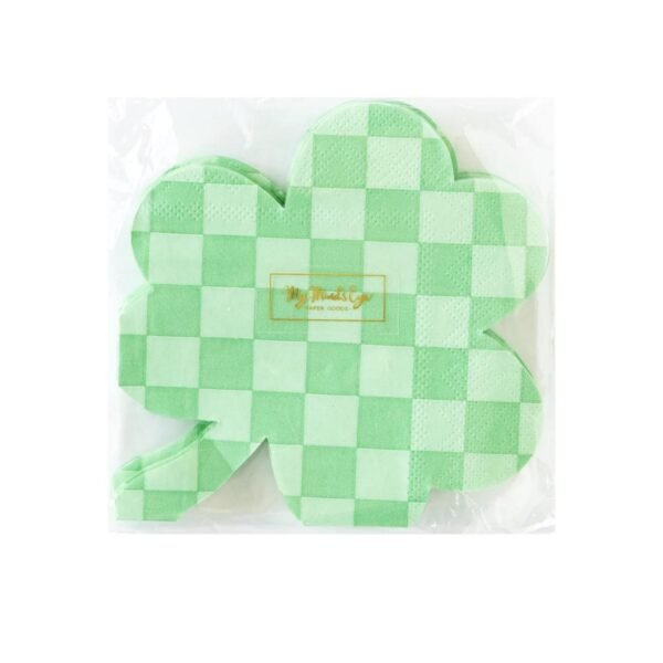 Checkered Clover Napkins - 图片 2