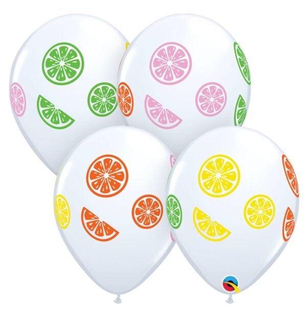 Citrus Fruit Party Latex Balloons 5ct