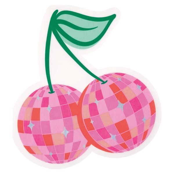 Disco Cherry Party Napkins - 图片 3