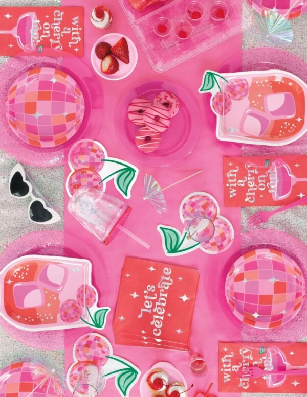 Disco Cherry Party Napkins - 图片 2