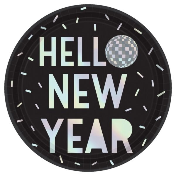 Disco New Years Party Plates & Napkins - 图片 5