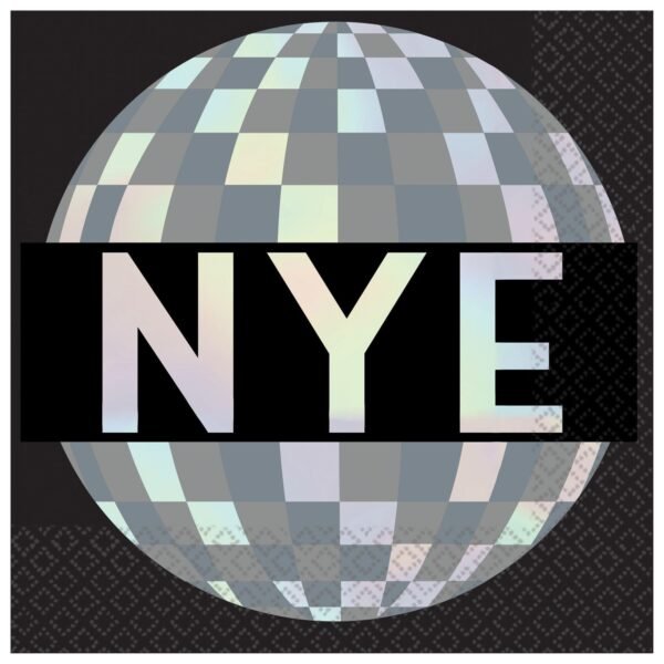 Disco New Years Party Plates & Napkins - 图片 3