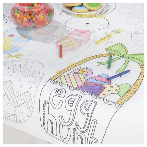 Easter Coloring Tablecloth for Kids