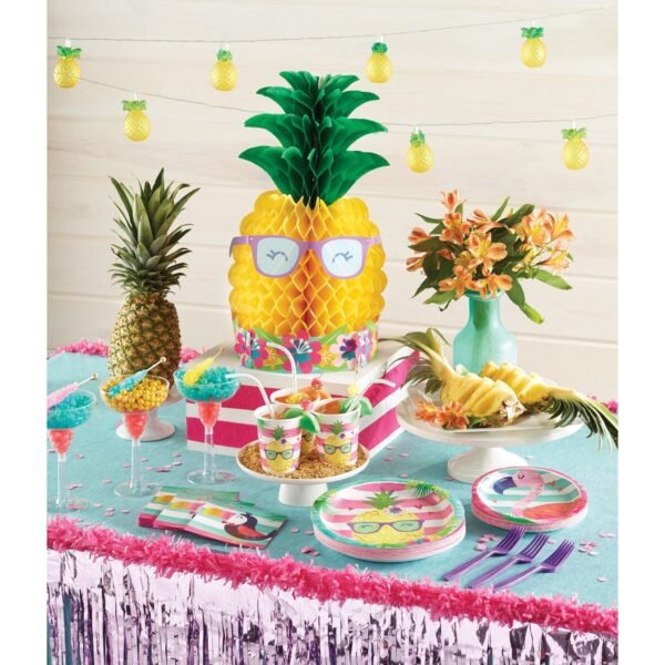 Flamingo Party "Happy Birthday" Luncheon Napkins - 图片 2