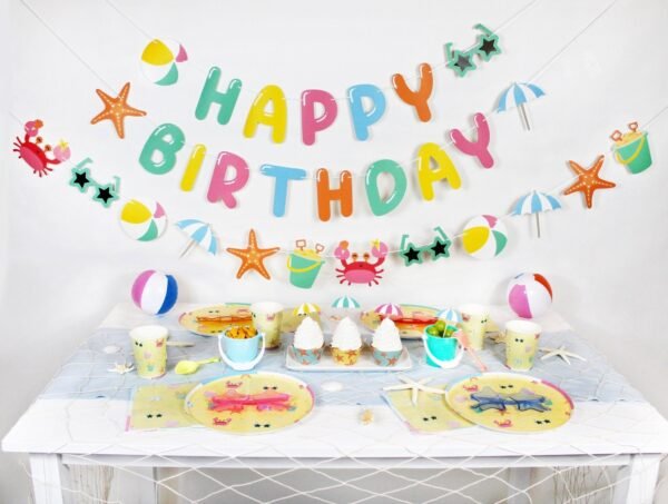 Happy Birthday Beach Banner - 图片 2