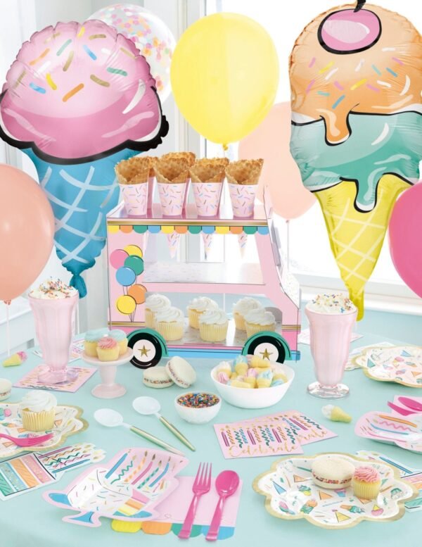 Ice Cream Party Paper Plates - 图片 2