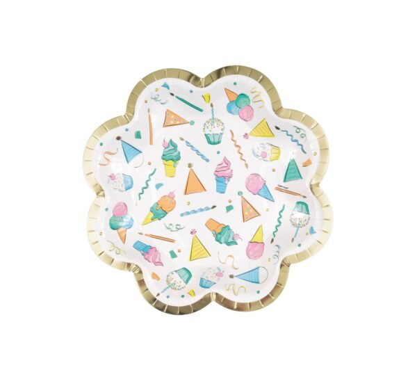 Ice Cream Party Paper Plates