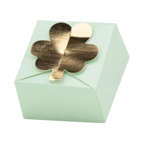 Lucky Shamrock Favor Boxes - 图片 2