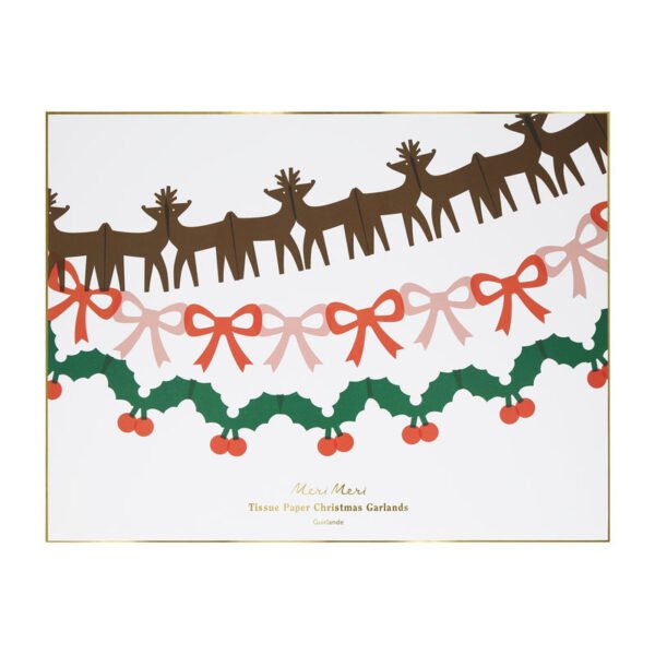 Tissue Paper Chrismas Garlands - 图片 2
