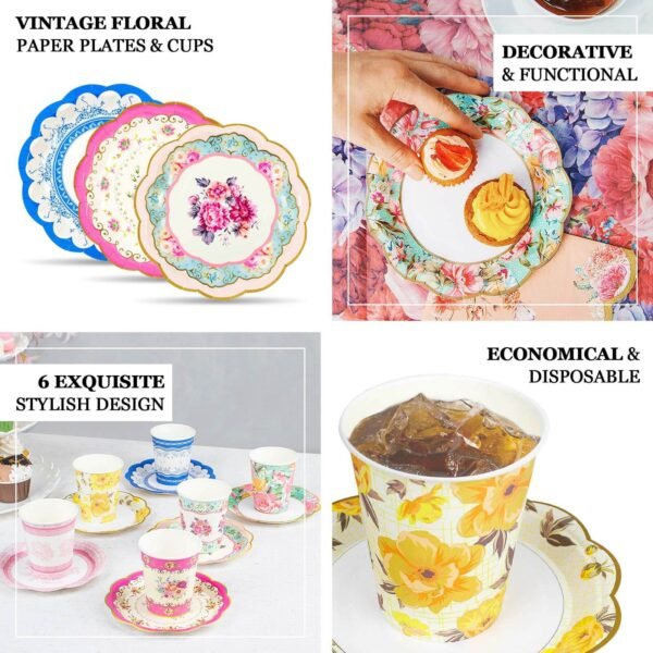 Disposable Tea Party Supplies Kit - 图片 4