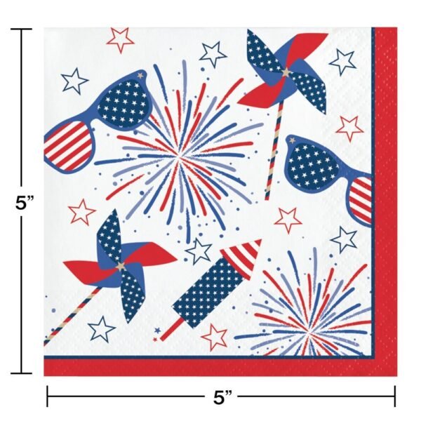 Patriotic Party Napkins - 图片 2