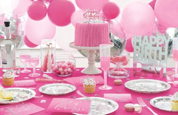 Pink Disco Ball Balloon Arch Kit - 图片 3