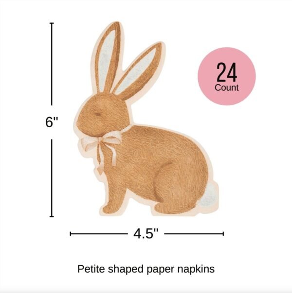 Shaped Bunny Napkins - 图片 2