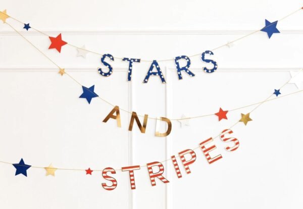 Stars & Stripes Party Banner Set - 图片 2